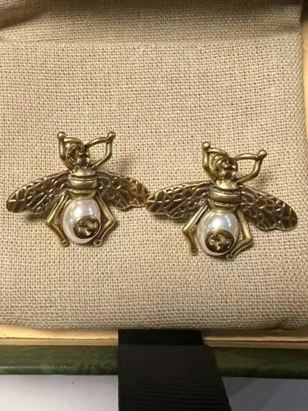 Gucci Bee GG Earrings